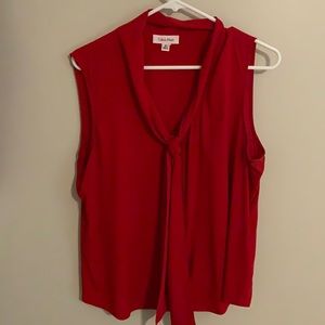 Red XL Calvin Klein tank top